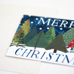 'Winter Woodland' Greetings Card - Winter's Moon 
